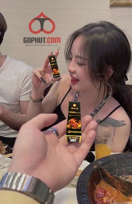 Sìn Sú X Black VIP 5ml Dạng Xịt Kiểm Soát Xuất Tinh Sớm xts tức thì hiệu quả 100%